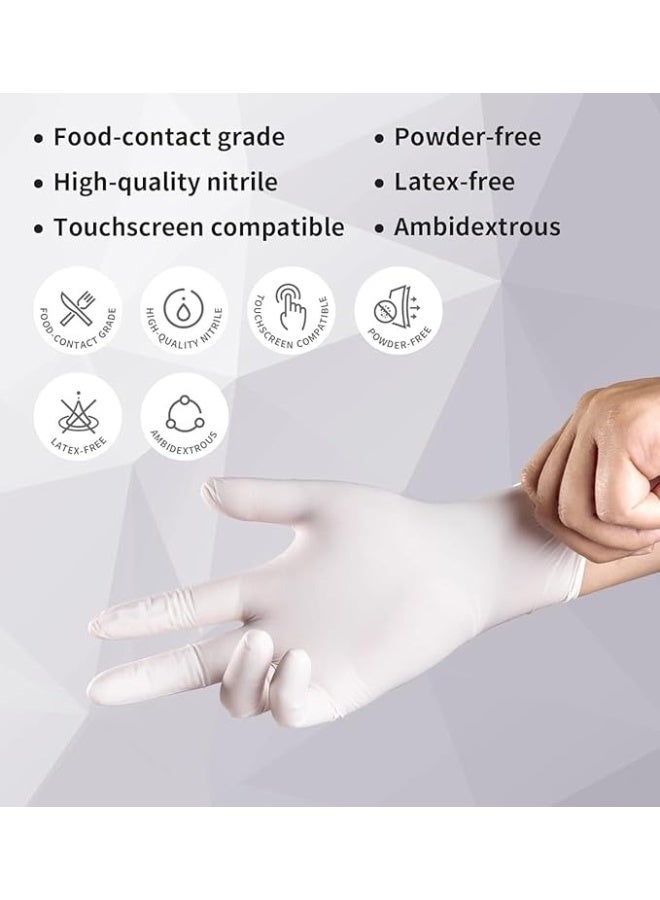 30pcs Nitrile Gloves for Kitchen and Bathroom – Non-Slip, Flexible, Durable, Antibacterial, Powder-Free and Odorless Gloves – Hypoallergenic, Touchscreen Friendly Hand Protection for Cooking, Cleaning - Image 5